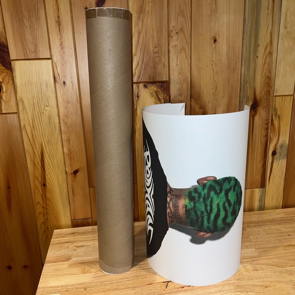 (4 sets) 8x Total - NEW Dennis Rodman x Market x Smiley 24” Poster Set #/250 NBA - Picture 3 of 10